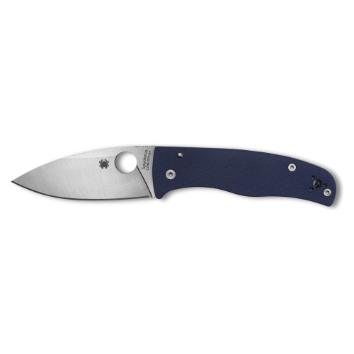 Spyderco Bodacious - Folding Knife, Plain, 3.63", Silver