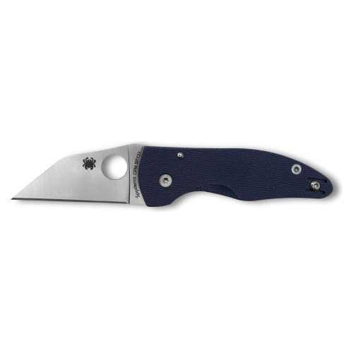 Spyderco MicroJimbo - Folding Knife, Plain, 2.45", Silver