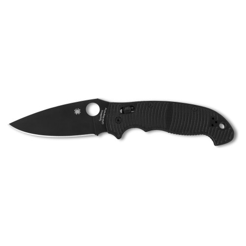 Spyderco Manix 2 XL Salt - Folding Knife, Plain, 3.85", Black