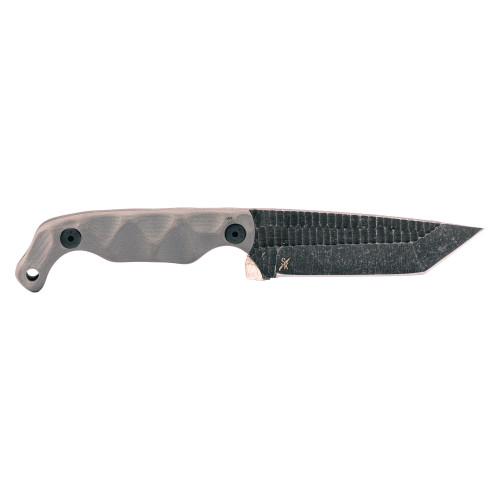 Stroup Knives BRAVO 5 - Fixed Blade Knife, Plain, Black