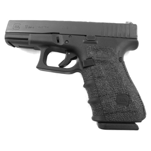 TALON Grips Inc Rubber - Grip Accessories, Fits Glock Gen 4 19/23/25/32/38 No Backstrap, Black