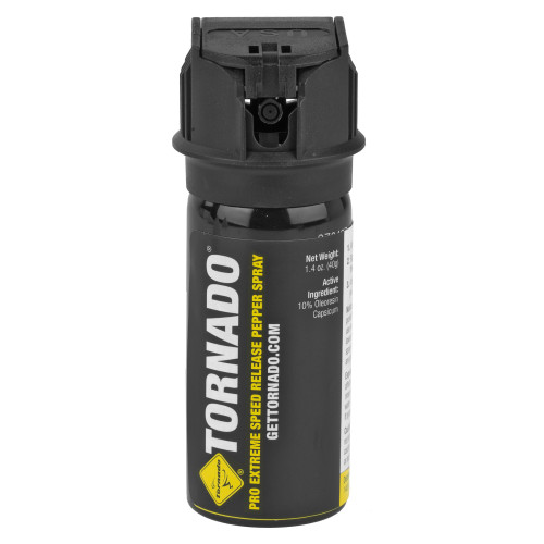 Tornado Personal Defense Pro Extreme - Pepper Spray, 40gm, Black