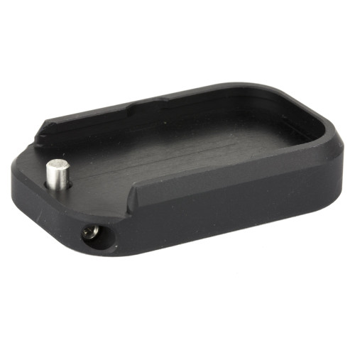 Taran Tactical Innovation Base Pad, Fits Glock +0, 9/40 Double Stack, Black Finish