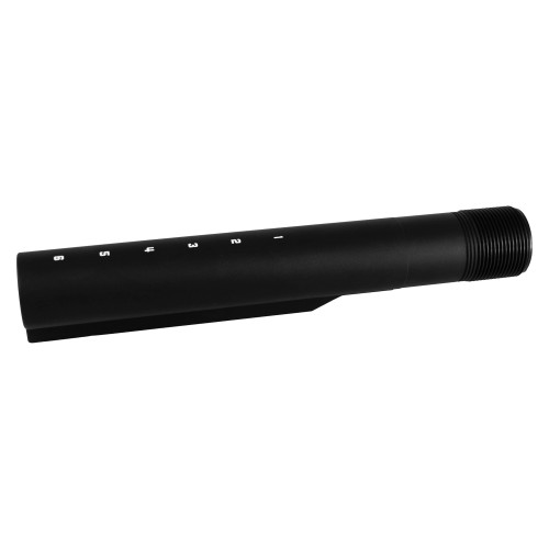 VLTOR Weapon Systems RE-10/A5SR, Buffer Tube, Six Position, Fits AR-15/AR-10, 7075-T6 Aluminum Construction, Matte Finish, Black