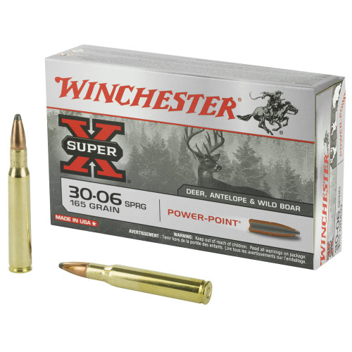Winchester Ammunition - 30-06 Springfield, 165Gr, Power Point, 20-Round Box