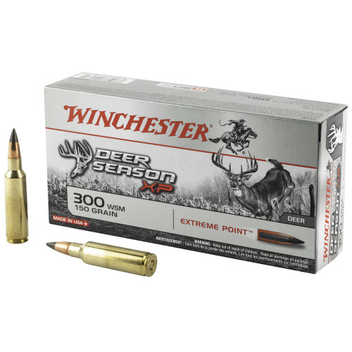 Winchester Ammunition Deer Season XP - 300 Winchester Short Magnum, 150Gr, Polymer Tip, 20-Round Box