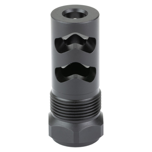 Wilson Combat Rapid Thread Muzzle Brake, 9MM/350 Legend, 5/8X24 Thread Pitch, Melonite Finish, Black, Includes Shims & O-Ring