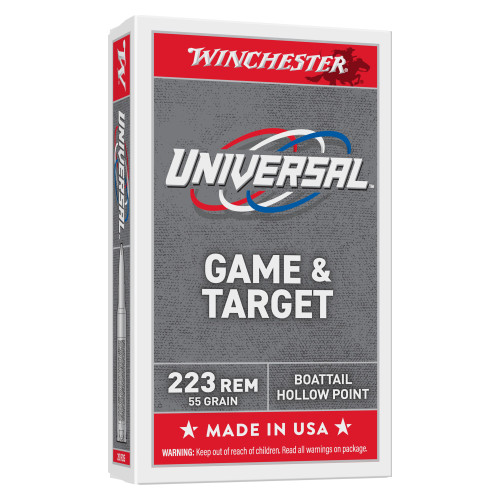 Winchester Ammunition White Box - 223 Remington, 55Gr, Hollow Point, 20-Round Box