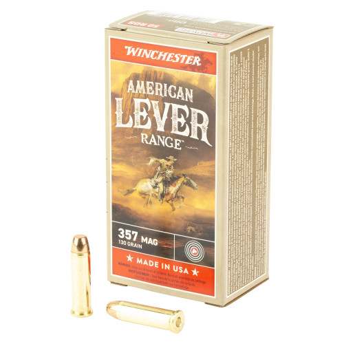 Winchester Ammunition American Lever - 357 Magnum, 130Gr, Full Metal Jacket, 50-Round Box