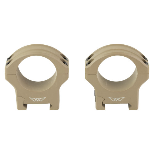 Warne HyperLite Rings - Ring, Picatinny, 30mm Medium, Flat Dark Earth