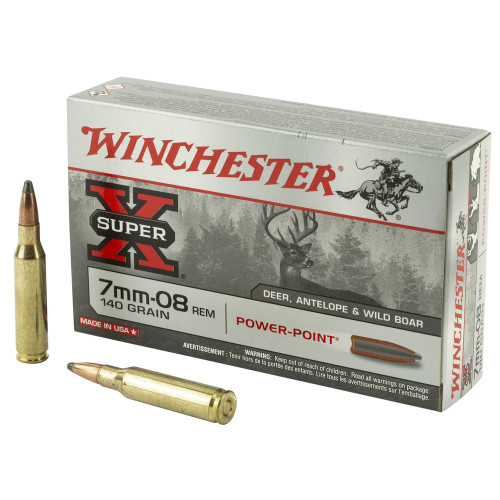Winchester Ammunition - 7MM-08, 140Gr, Power Point, 20-Round Box