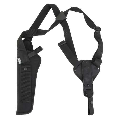 Uncle Mike's Vertical - Shoulder Holster, Large Revolver, Right Hand, Black