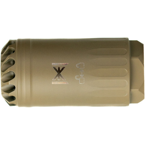 HUXWRX Safety Co. Blastphemy - Blast Diverter, HuxWrx Muzzle Device, Flat Dark Earth
