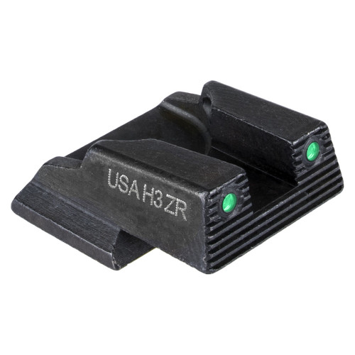 AmeriGlo Tritium Rear - Sight, S&W Bodyguard 2.0, Black, Green