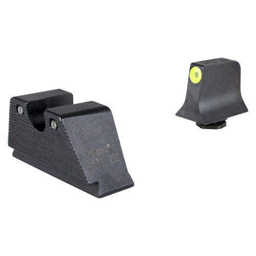 Trijicon Suppressor/Optic Height HD XR - Night Sight, Fits Glock 17/19/26/27/33/34, Yellow Outline