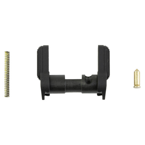 Geissele Automatics Super Configurable Safety Selector, Safety Selector, Ambidextrous, Fits AR-15, Matte Finish, Black