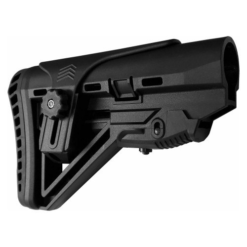 XTS AR Stock with Cheek Rest - AR Rifles, Black