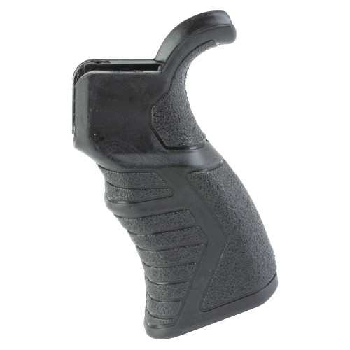 XTS AR Rubberized Pistol Grip - Rifle Grip, AR Rifles, Black