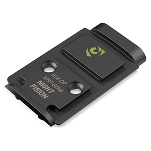 Night Fision Optic Plate - Mount, Fits Glock Gen6, Black