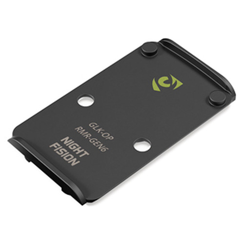 Night Fision Optic Plate - Mount, Fits Glock Gen6, Black