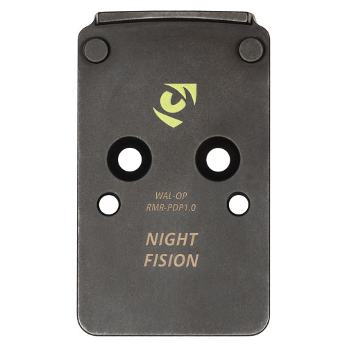 Night Fision Optic Plate - Mount, Walther PDP, Black
