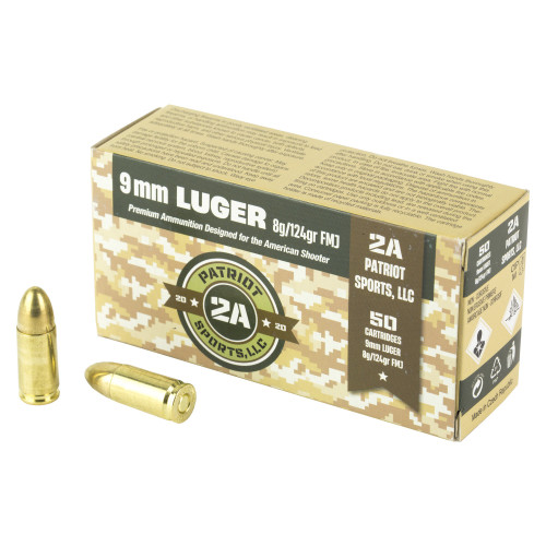 STV Technology Ammo - 9MM, 124Gr, Full Metal Jacket, 50-Round Box