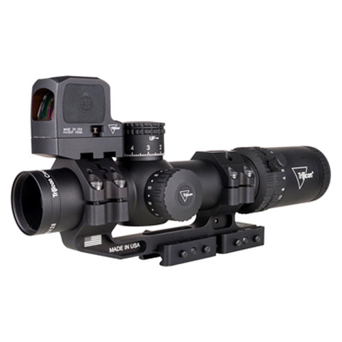 Trijicon Credo - 1-10X, 28mm, Red/Green MRAD Segmented Circle Reticle, Low Power Variable Optic, Black