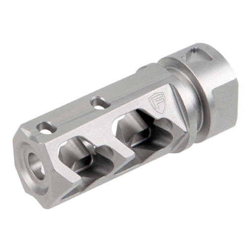 Fortis Manufacturing, Inc. Muzzle Brake, 5.56MM, Stainless Finish, Fortis Control Compatible