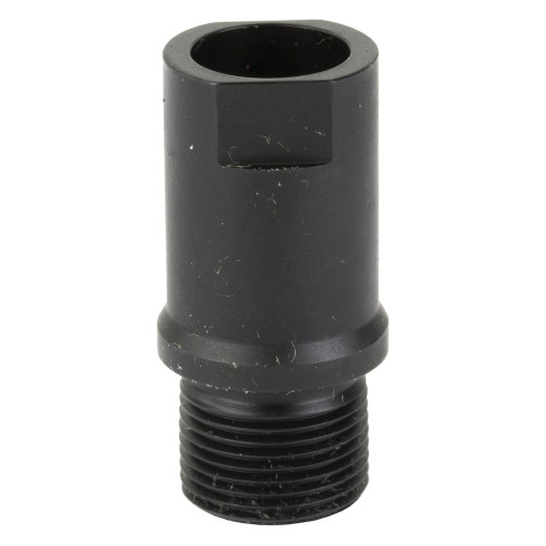 Dead Air Armament Thread Adapter, 1/2X28, Fits GSG 1911, Black Finish