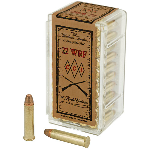 CCI Ammunition High-Speed - 22 WRF, 45Gr, Hollow Point, 50-Round Box