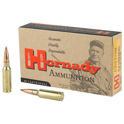 Hornady Custom - 6.5 Grendel, 123Gr, SST, 20-Round Box