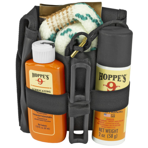 Hoppe's Soft Sided Cleaning Kit 12 Gauge Shotgun, Clam Pack