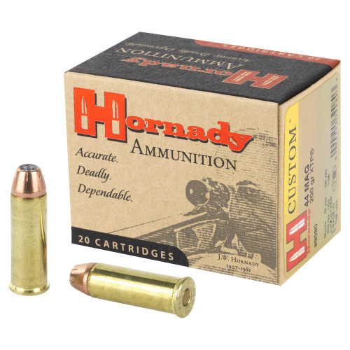Hornady Custom - 44 Magnum, 200Gr, XTP, 20-Round Box