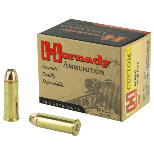 Hornady Custom - 44 Magnum, 300Gr, XTP, 20-Round Box