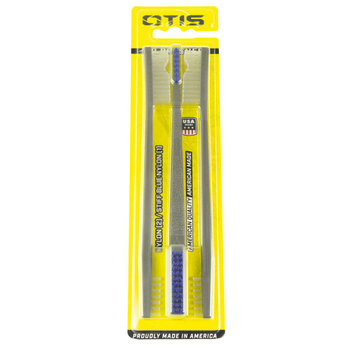Otis Technology AP Brushes, 3 Piece Set, (2) Nylon and (1) Blue Nylon Brush