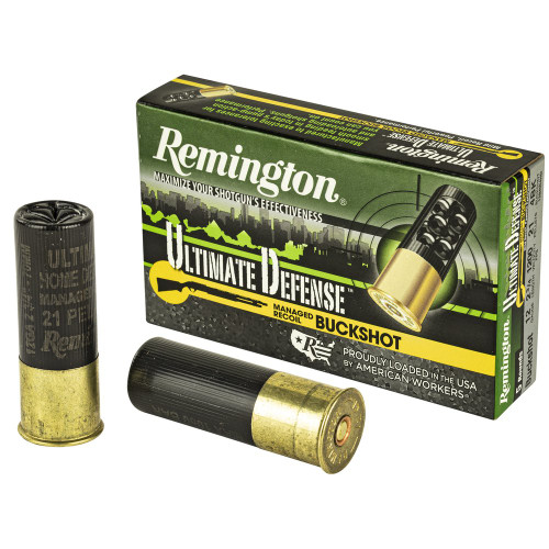 Remington Ultimate Defense - 12 Gauge 2.75", #4, Shotshell, 5-Round Box