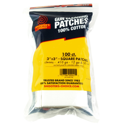Shooter's Choice Shooters Choice Cleaning Patch, 3", 100 Pack