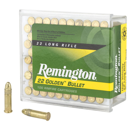 Remington High Velocity - 22 LR, 40Gr, Round Nose, 100-Round Box