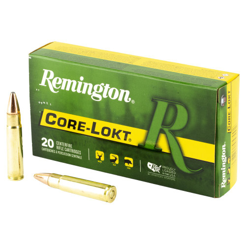 Remington Core Lokt - 35 Remington, 150Gr, Pointed Soft Point, 20-Round Box