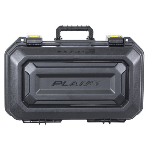 Plano All Weather 2 - Pistol Case, Black, Thick-Wall Reinforced Polypropylene Construction, Pluck to Fit Foam