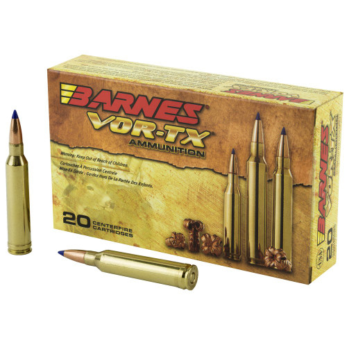 Barnes VOR-TX - 7MM Remington Magnum, 140Gr, Tipped Triple Shock X, 20-Round Box