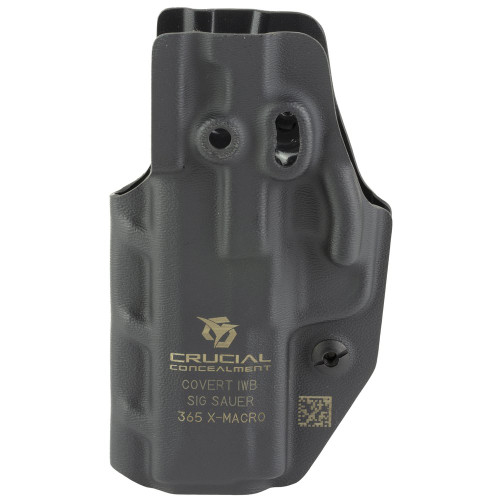Crucial Concealment Covert Inside the Waistband Ho - Sig P365 X-Macro, Ambidextrous, Black