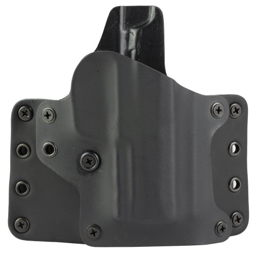 BlackPoint Tactical Leather Wing OWB - Outside Waistband Holster, Sig P365 X-Macro, Right Hand, Black