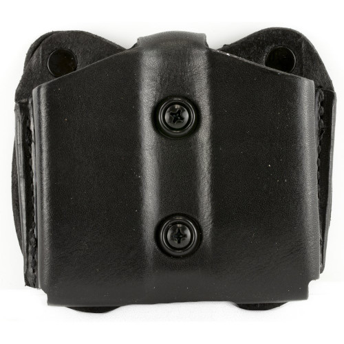 DeSantis Gunhide A01 - Magazine Pouch, Double Magazine 9 MM, Ambidextrous, Black