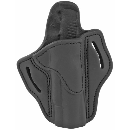 1791 Gunleather Belt Holster 1, Right Hand, Stealth Black Leather, Fits 1911 4" & 5"