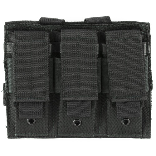 NcSTAR Triple Pistol Magazine Pouch - Black