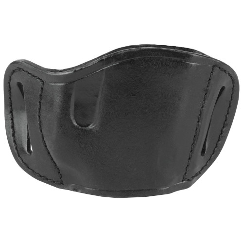 Bulldog Cases Molded Leather Hip Holster, Fits Most Large Frame Autos, Right Hand, Black