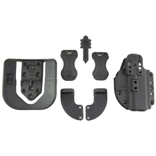Alien Gear Holsters Photon Holster - Outside Waistband Holster, Fits Glock 43/43X, Black, Polymer Construction