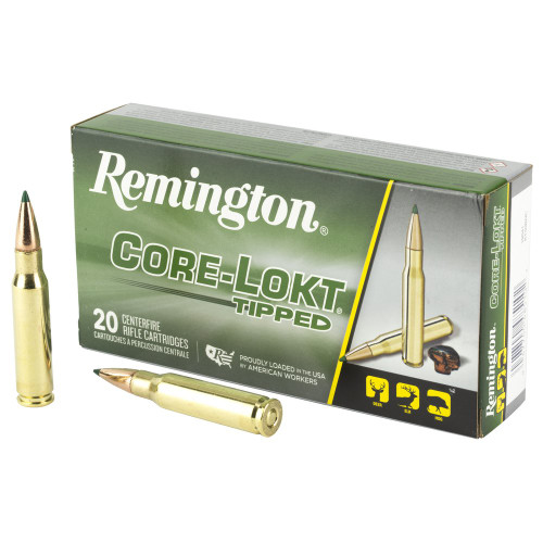 Remington Core Lokt - 308 Winchester, 180Gr, Polymer Tip, 20-Round Box