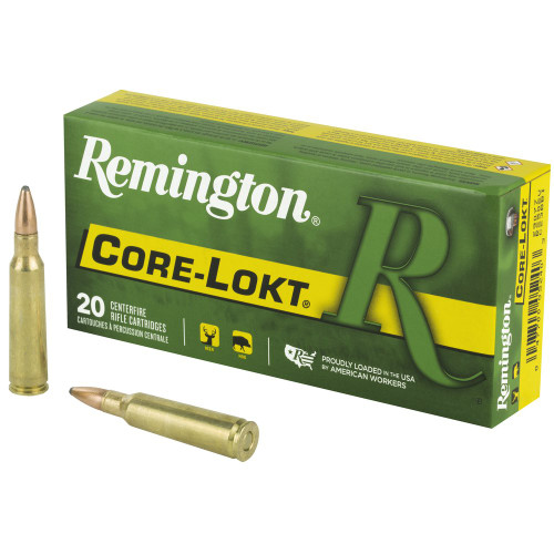 Remington Core Lokt - 250 Savage, 100Gr, Pointed Soft Point, 20-Round Box